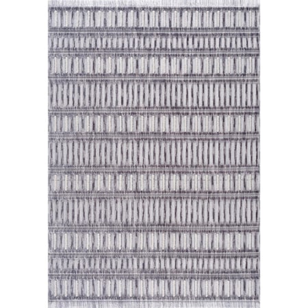 United Weavers 5 ft. 3 in. x 7 ft. 2 in. Chelsea Yeager Rectangle Area Rug, Smoke 2920 81477 58